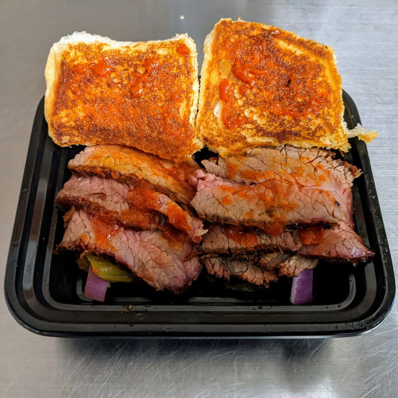 This No-Frills California Restaurant Has BBQ Ribs People Cross The State To Eat - Decor Hint The Tri-Tip Sandwich Became A Signature Item
