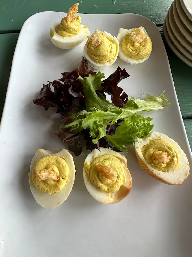 One Of North Carolina's Coziest Mountain Cafes You Need To Visit This Season - Decor Hint Smoked Deviled Eggs That Surprise Every Time