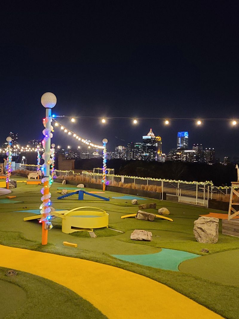 Ride A Three-Story Slide Above Atlanta Georgia At This Rooftop Carnival Attraction - Decor Hint Romantic Date Night Destination