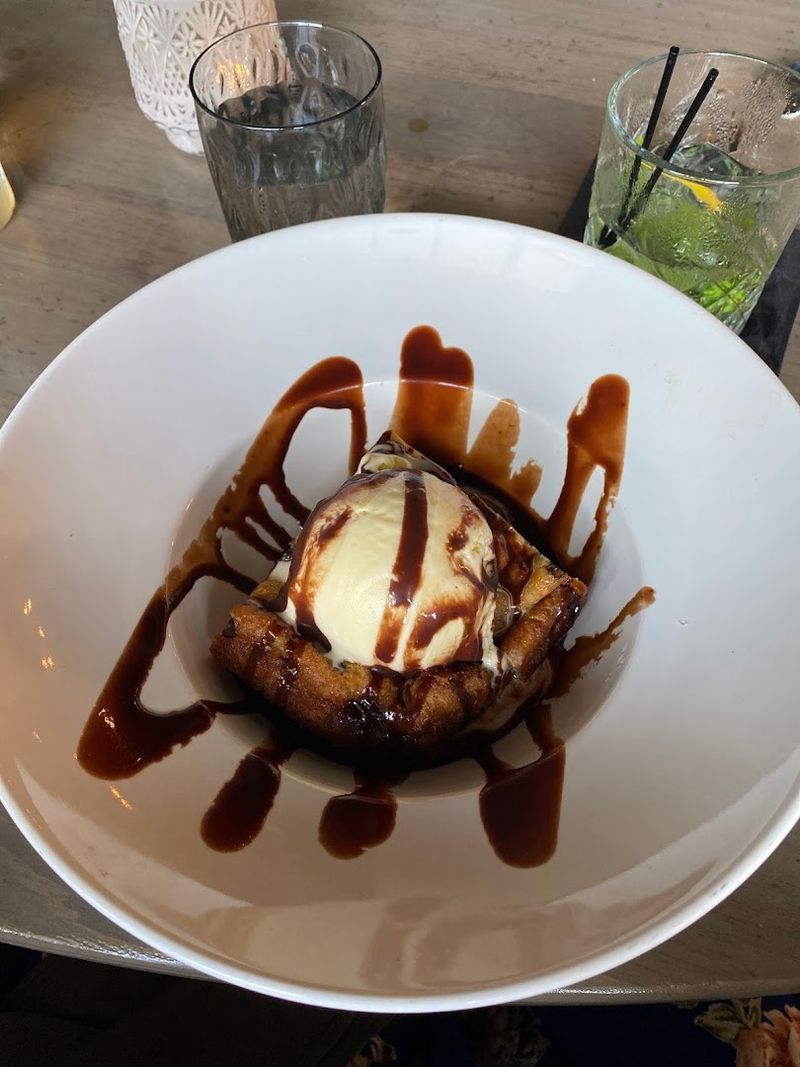 Outdoor Seating with a Balcony View