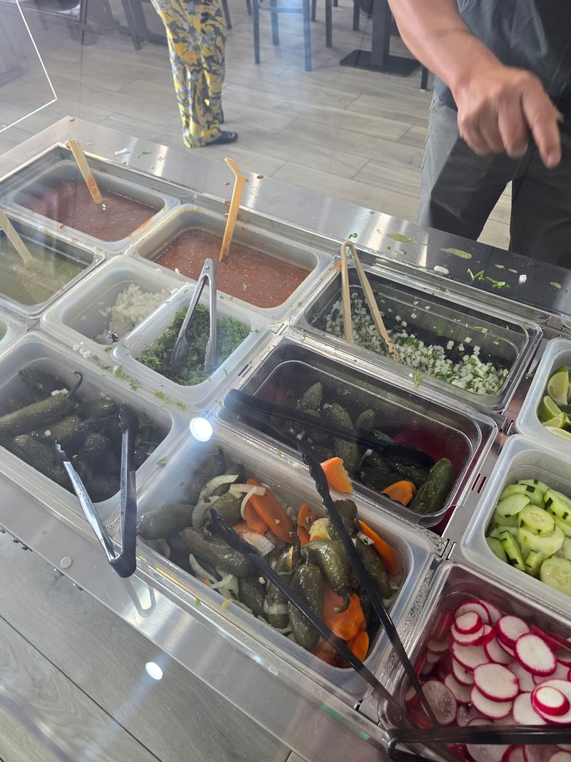 Salsa Bar With Multiple Homemade Options