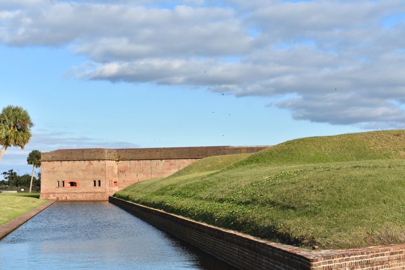 Fort Pulaski Located Near Savannah Georgia Was Completed In 1847 As A Coastal Defense Fort - Decor Hint The Moat and Drawbridge Experience