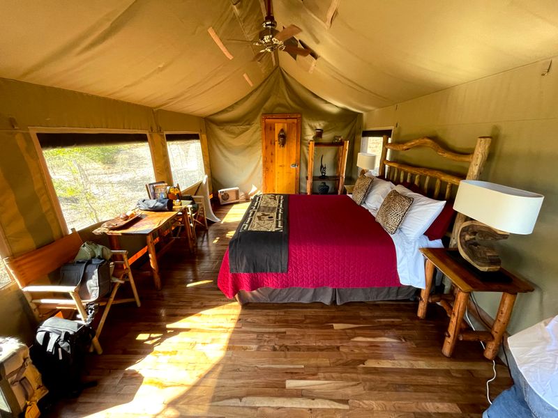 Private Bathrooms And Modern Amenities In Every Safari Tent