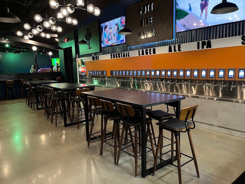 Pour Your Own Drinks At The Tap Wall