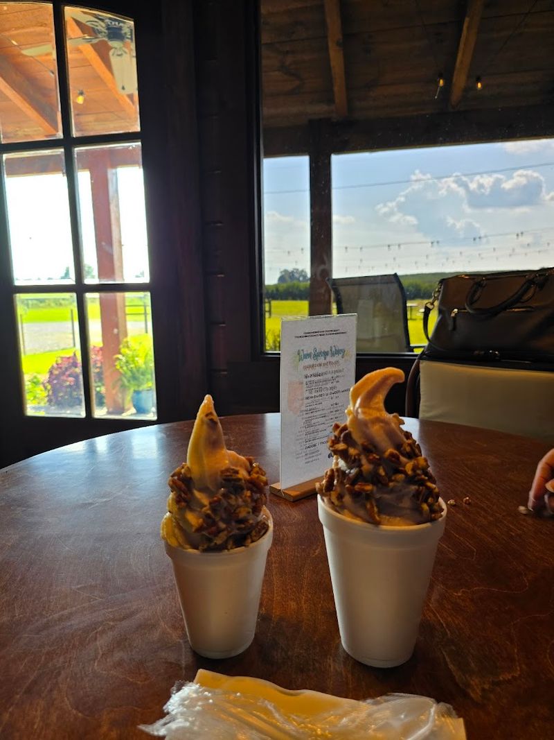 The Search for Georgia's Best Peach Ice Cream Might Just End At This Roadside Shed - Decor Hint No Artificial Colors or Flavors