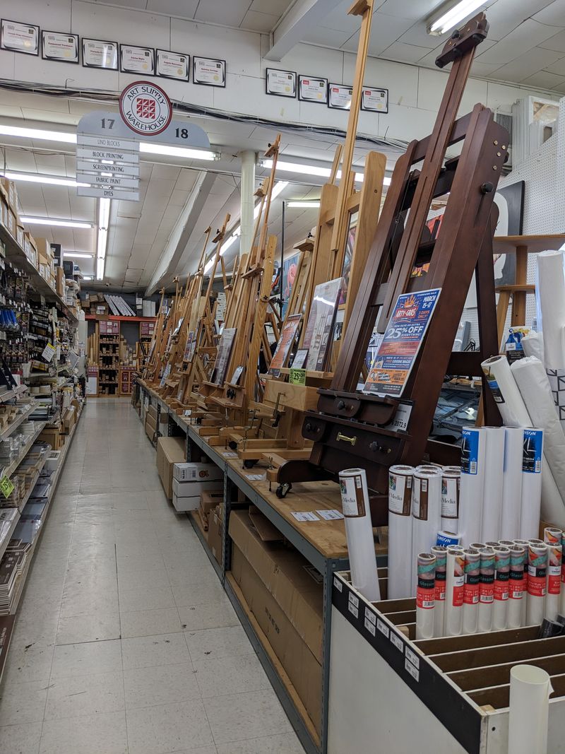 This Massive California Art Warehouse Is Why Artists Are Making Road Trips - Decor Hint Specialty Supply Zones Add Depth To The Warehouse Experience