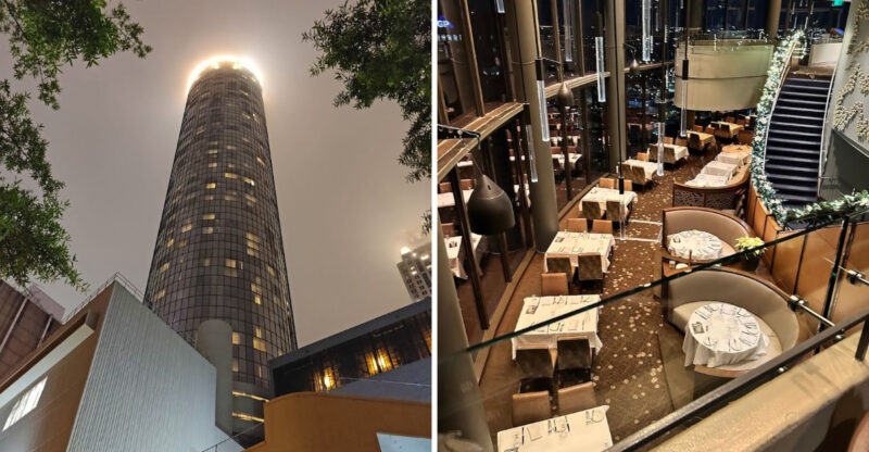 Take A Glass Elevator To This Atlanta Georgia Restaurant Inside The Once-Tallest Hotel In The World