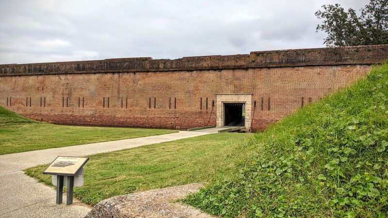 Fort Pulaski Located Near Savannah Georgia Was Completed In 1847 As A Coastal Defense Fort - Decor Hint The Scenic Drive and Location Near Savannah