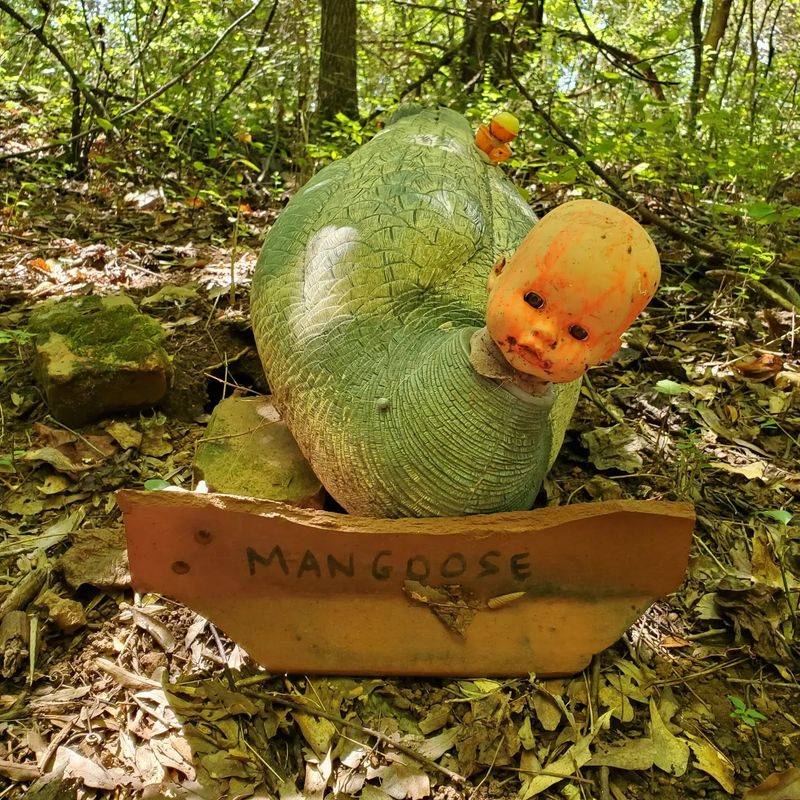 Barbie Doll Garden Shrine