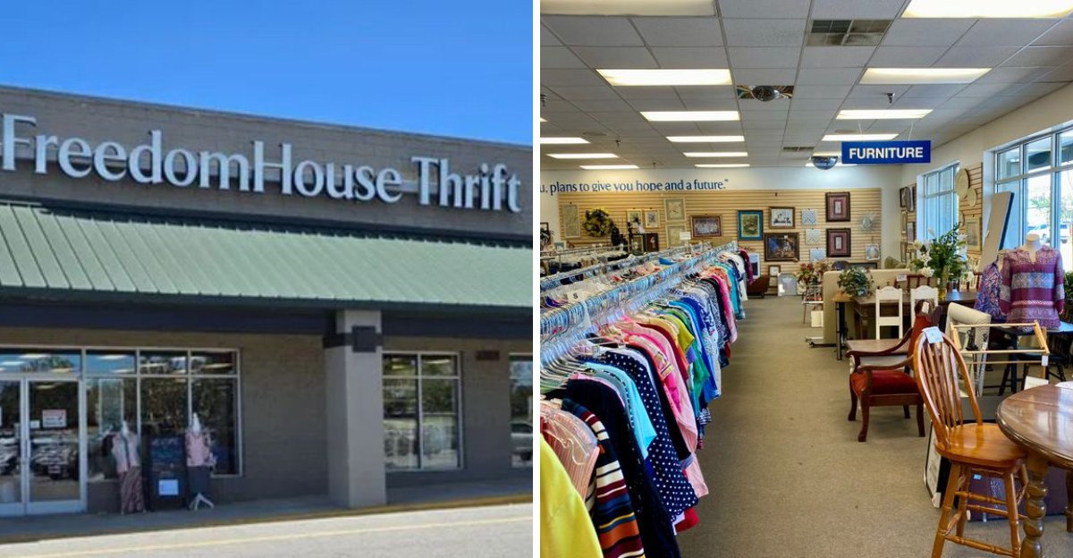 The Gigantic Thrift Store In North Carolina Where You Can Fill A Whole Cart For 50 This Season - Decor Hint