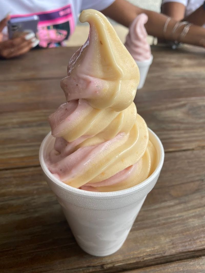 The Search for Georgia's Best Peach Ice Cream Might Just End At This Roadside Shed - Decor Hint Seasonal Availability Means Peak Flavor