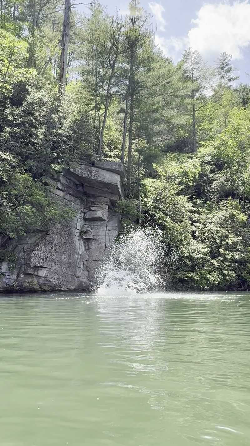 Natural Water Slide Adventure