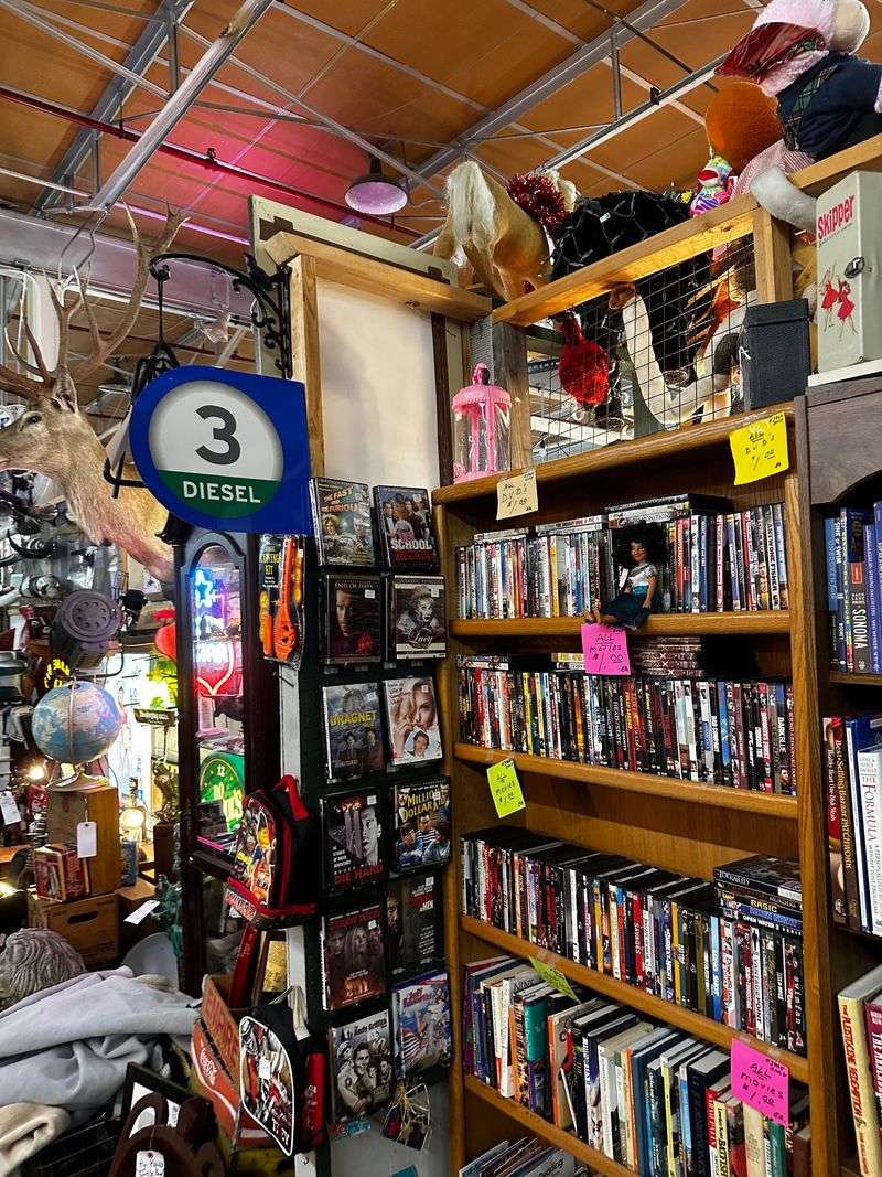 A Sneak Peek Into A Massive Texas Antique Store Built For Wandering - Decor Hint Books, Records, And Paper Trails