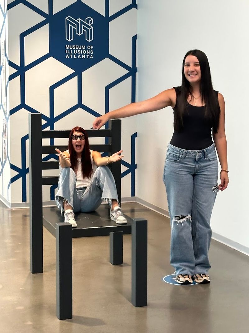 The Ames Room Creates Size-Shifting Magic