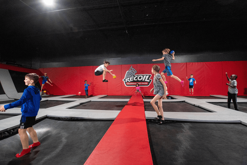Wall-to-Wall Trampolines Create Endless Bouncing Fun