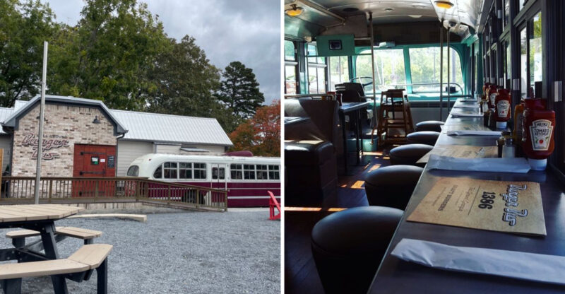 These Retro Roadside Vibes Make Ball Ground Burger Bus Georgia Unforgettable