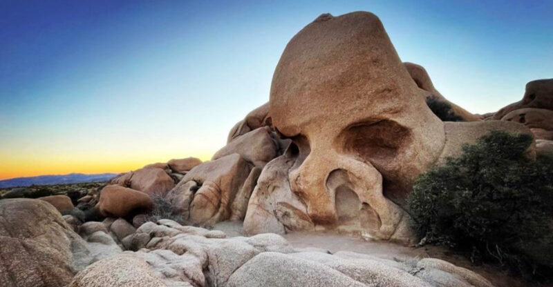 This California Desert Trail Leads To A Rock Formation That Looks Like A Giant Skull