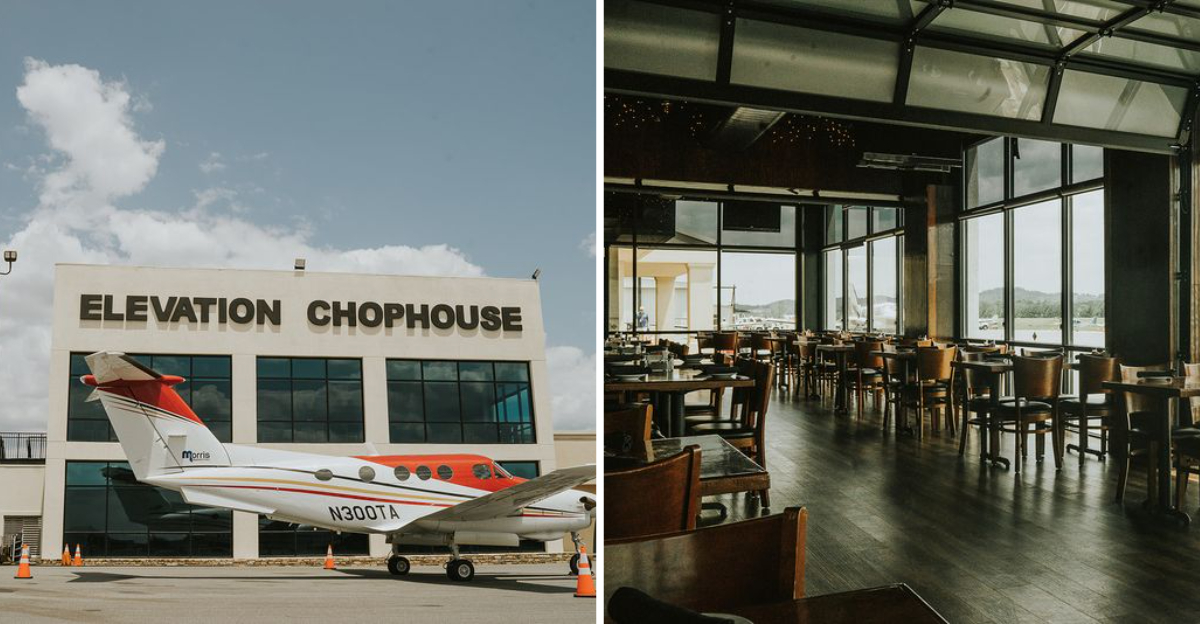 This Kennesaw Georgia Steakhouse Lets You Watch Private Jets Taxi Past Your Table - Decor Hint