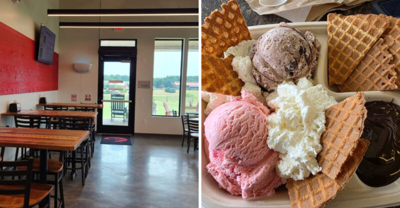 This North Carolina Dairy Farm & Eatery Lets You Witness Your Ice Cream Being Made In Real Time