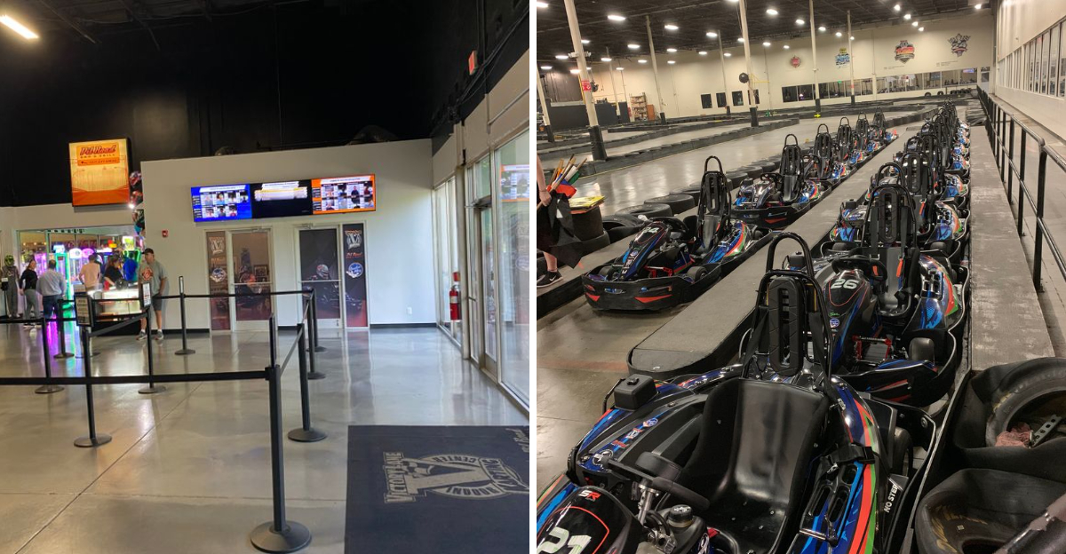 This North Carolina Indoor Track Lets You Race Go Karts Like A Pro - Decor Hint