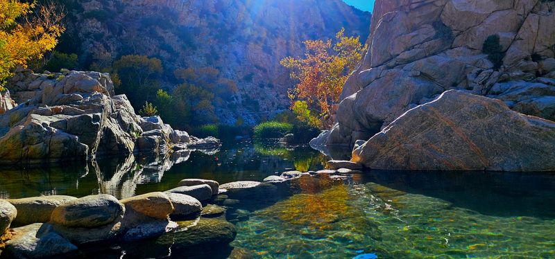 Natural Geothermal Pools Provide Year-Round Warmth