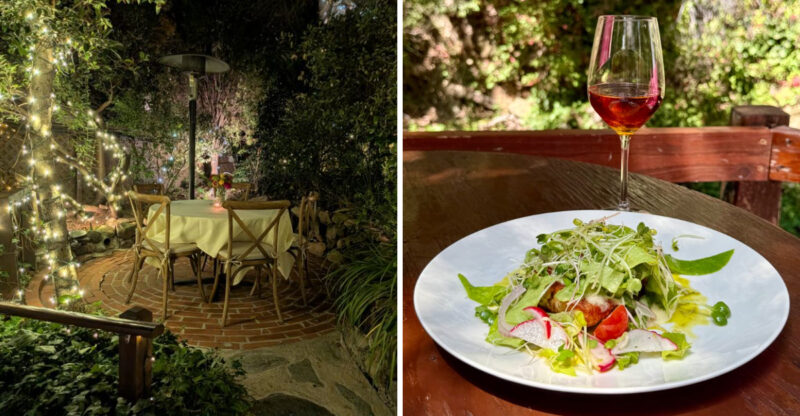 This Romantic Garden Restaurant In Southern California Feels Made For Valentine’s Day