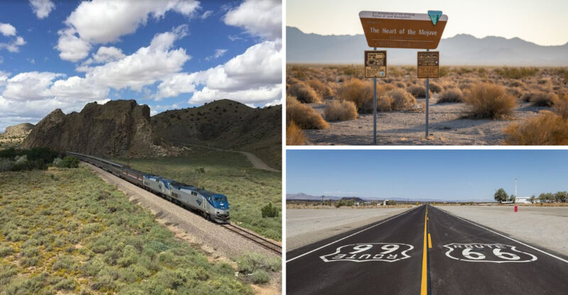 This Scenic Amtrak Route From Los Angeles, California Follows Historic Route 66 Through The Desert