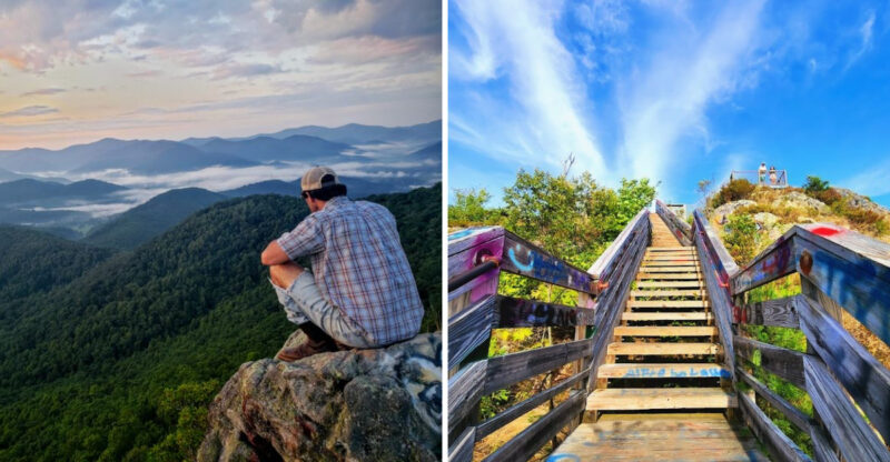 This Short Stair Hike In Georgia Leads To Jaw-Dropping Mountain Views