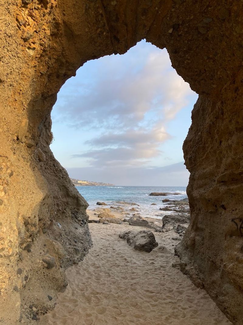Treasure Island Beach Sea Cave California