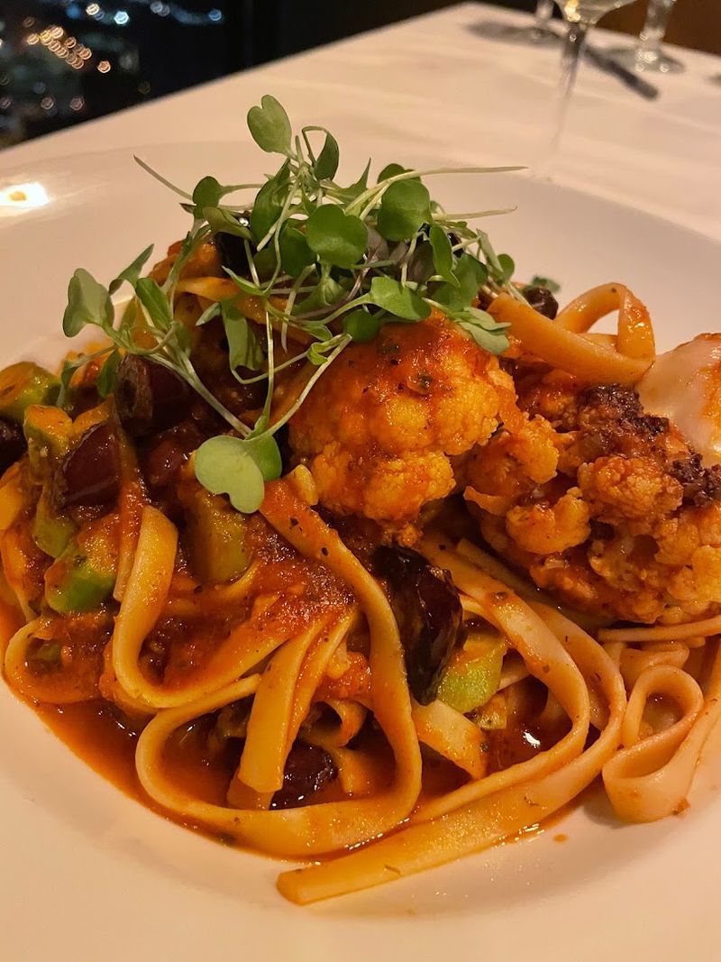 Take A Glass Elevator To This Atlanta Georgia Restaurant Inside The Once-Tallest Hotel In The World - Decor Hint Contemporary American Cuisine with a Seasonal Twist