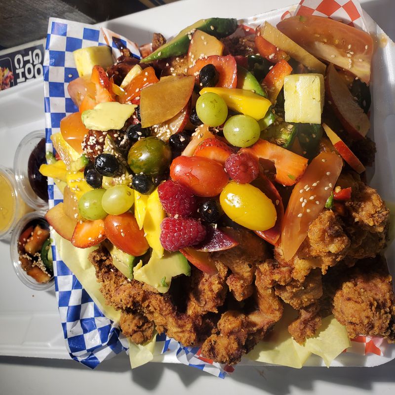 Fresh Fruit And Vegetable Toppings Add Unexpected Contrast