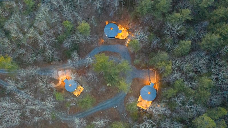 North Carolina's New Glampground Oasis Is Perfect For Spring Visits - Decor Hint Prime Location Near Dupont State Forest