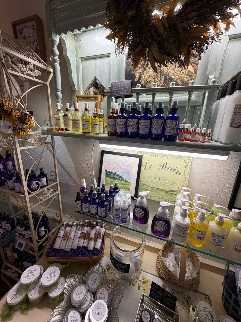 Charming Gift Shop Filled With Lavender Products
