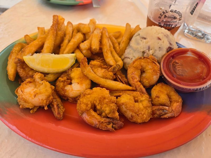 Fresh Fried Shrimp Baskets, Frenchy's Rockaway Grill