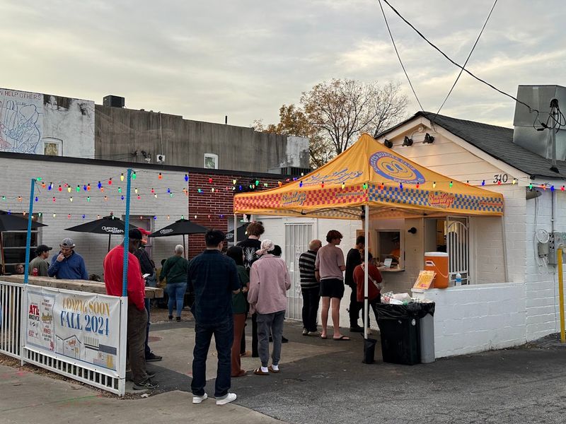 Step Into Smiley's Burger Club In Decatur Georgia Where Slushies, Smiley Fries, And Burgers Steal The Show - Decor Hint A Pet-Friendly Patio That Brings the Whole Crew Together