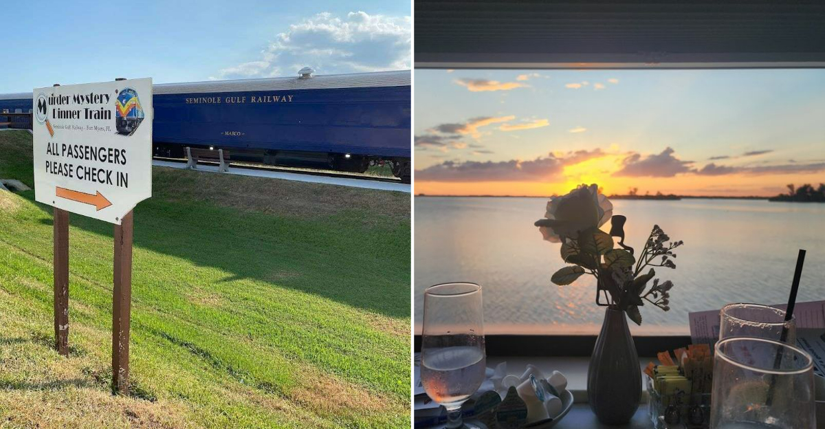 A Florida Train Ride Where Dinner Comes With A Plot Twist - Decor Hint