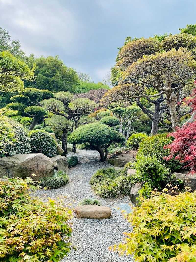 The Zen Garden And Its Raked Gravel Calm