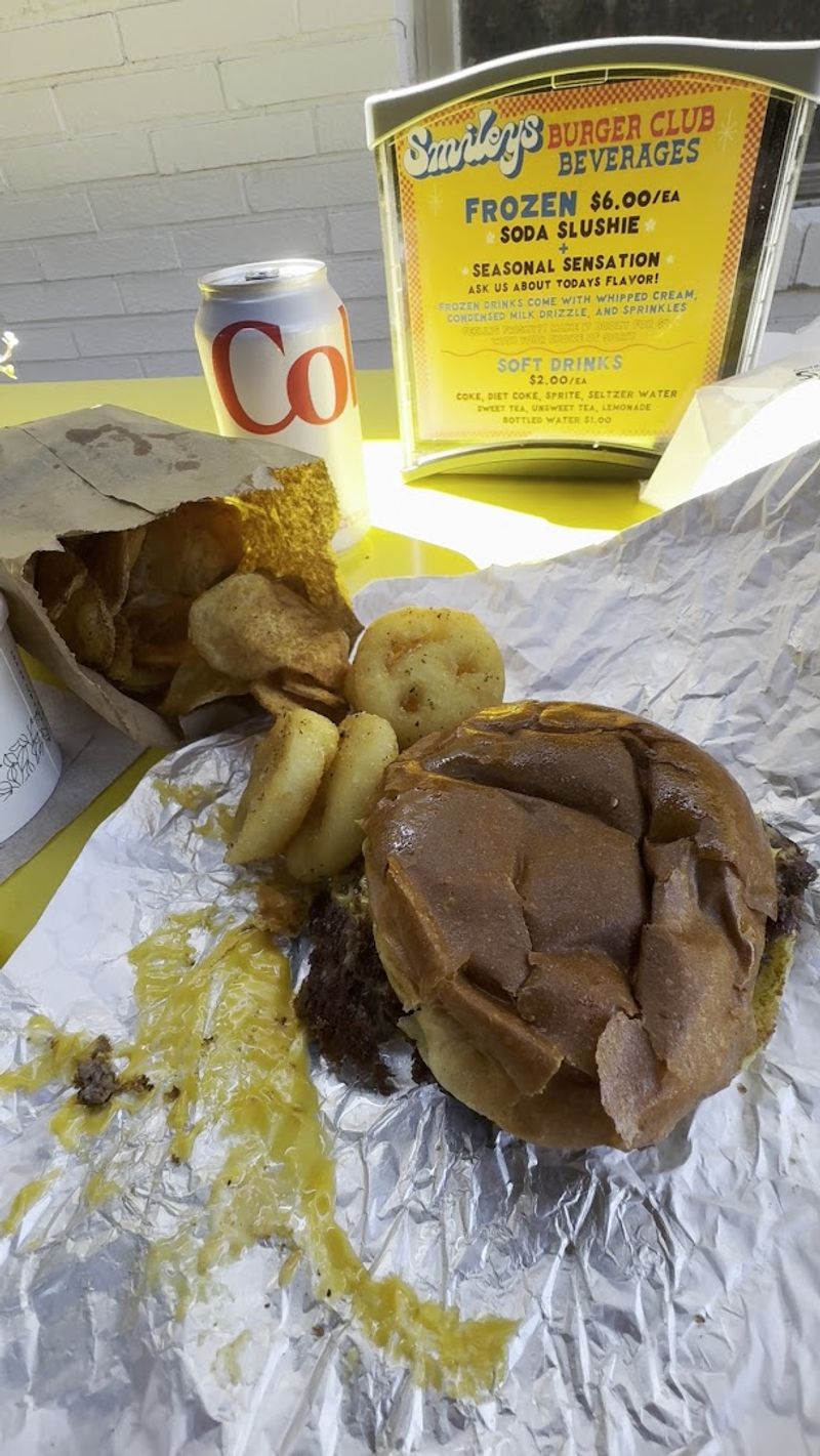 Step Into Smiley's Burger Club In Decatur Georgia Where Slushies, Smiley Fries, And Burgers Steal The Show - Decor Hint A Convenient Location in Decatur's Old Depot District