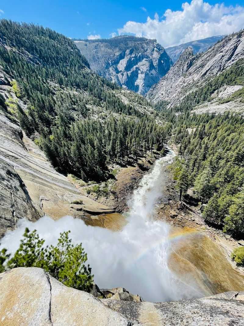 Nevada Fall: The Big Drop Along the Mist Trail