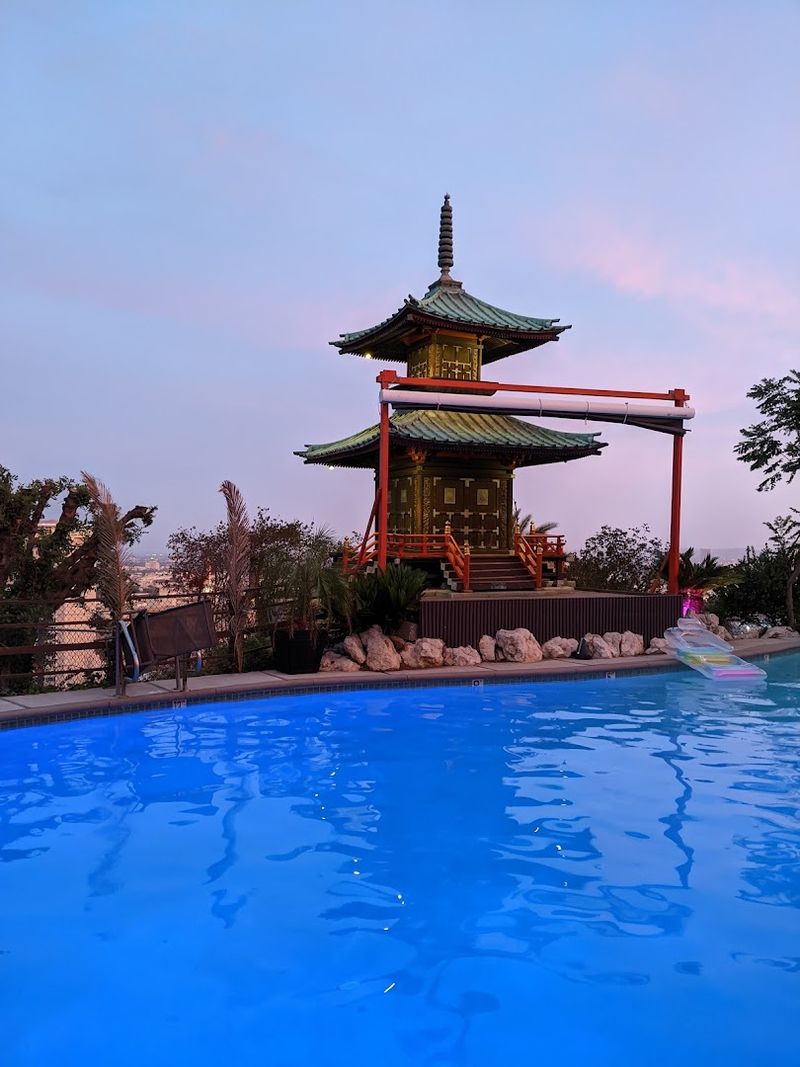 This 110-Year-Old Mountain Palace Overlooking The Hollywood Hills, California Is A Stunning Kyoto Castle Replica With A 600-Year-Old Pagoda And 360° Views - Decor Hint The 600-Year-Old Pagoda That Predates The Restaurant By Centuries