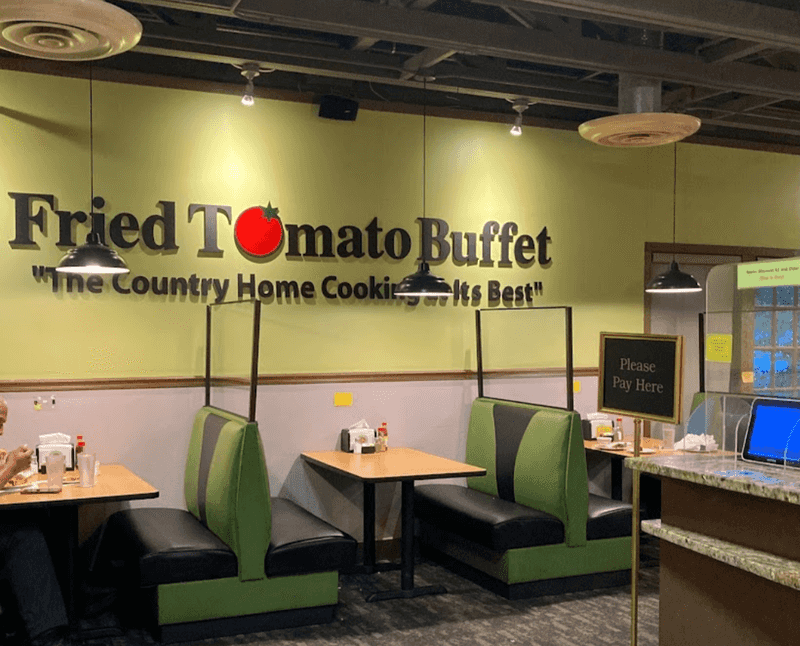 Fried Tomato Buffet