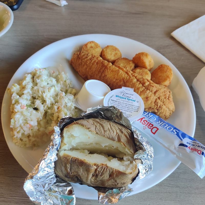 Light Crispy Batter Lets The Flounder Shine