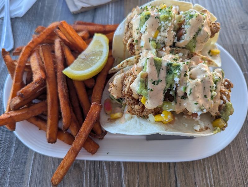 Fish Tacos, Wahoo's Seafood Bar And Grill Restaurant