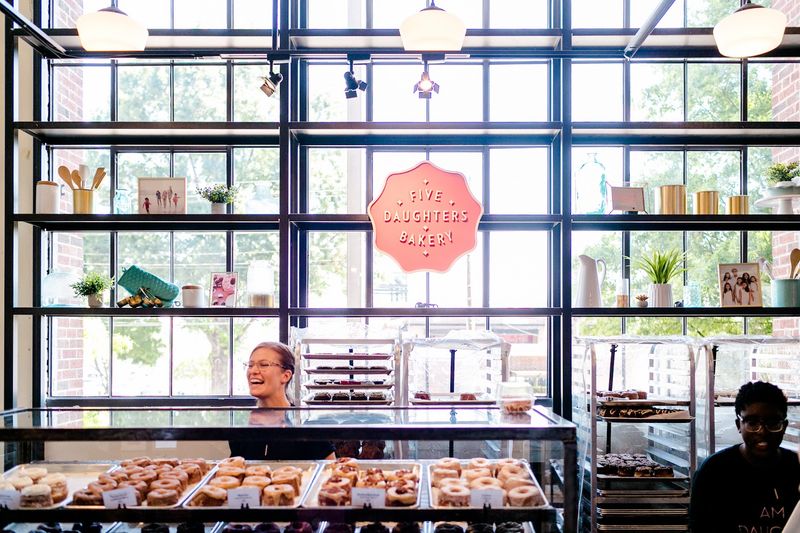 These 13 Georgia Donut Shops Are Gone Before The Morning Crowd Hits - Decor Hint Five Daughters Bakery at Ponce City Market, Atlanta