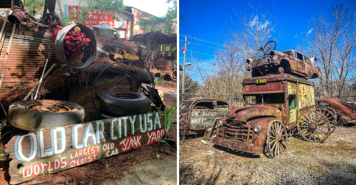 Explore 4000 Abandoned Classic Cars Slowly Being Reclaimed By Nature At This Amazing Georgia Junkyard - Decor Hint