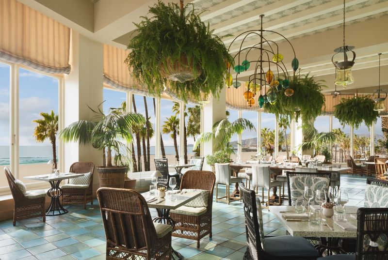 California's Most Scenic Restaurants For A Memorable Easter Sunday - Decor Hint Terrazza At Hotel Casa Del Mar, Santa Monica