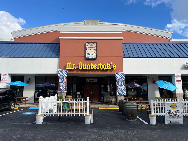 16 Florida Hole-In-The-Wall Restaurants Locals Can't Get Enough Of - Decor Hint Mr. Dunderbak's Restaurant & Brewery, Tampa