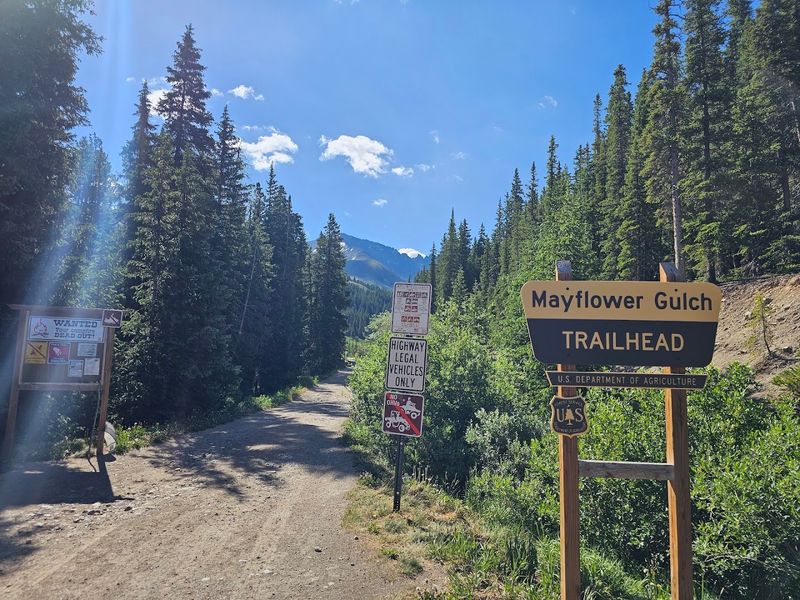 Mayflower Gulch Trail, Near Copper Mountain