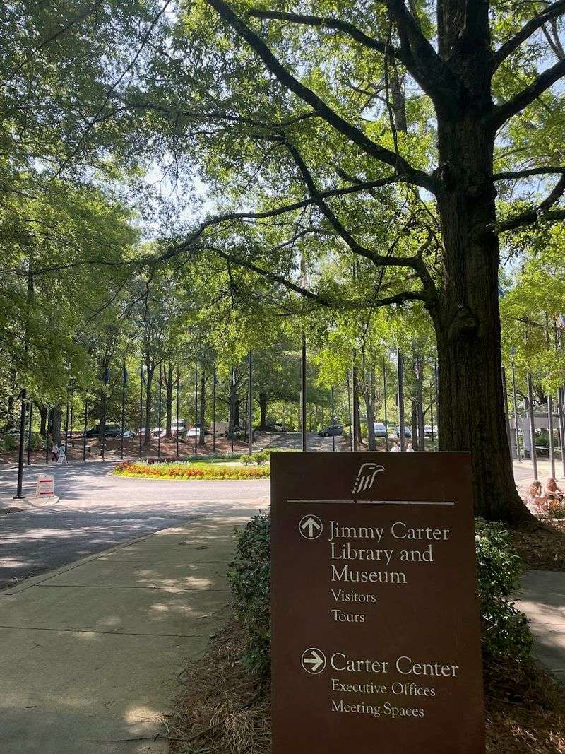 This Unique Atlanta Georgia Museum Allows You To Experience The Daily Life Of A US President - Decor Hint Carter Center's Global Initiatives on Full Display