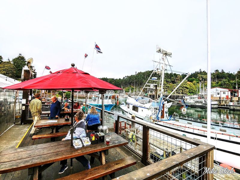 Outdoor Seating Directly Over The Water